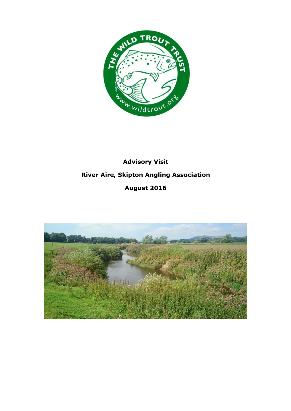 Advisory Visit River Aire, Skipton Angling Association August 2016