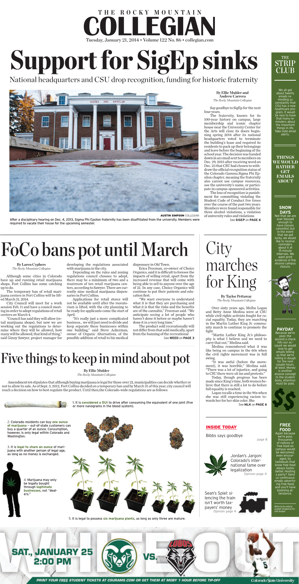 Foco Bans Pot Until March Want Print Evidence of the Elusive Campus by Laren Cyphers Developing the Regulations Associated Dispensary in Old Town