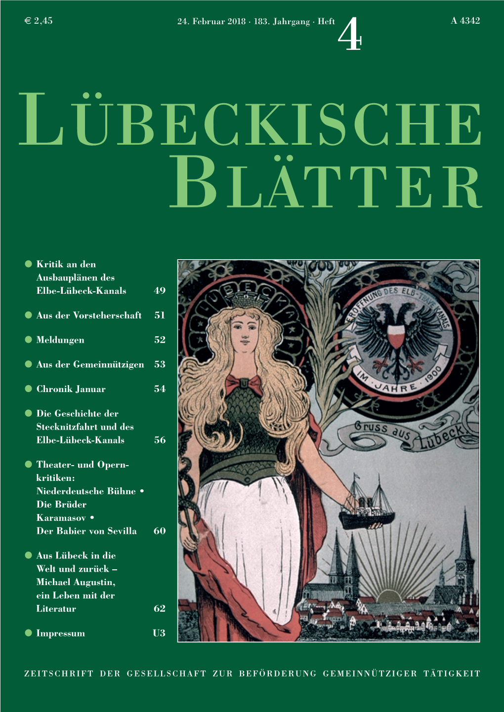 Lübeckische Blätter 4/2018