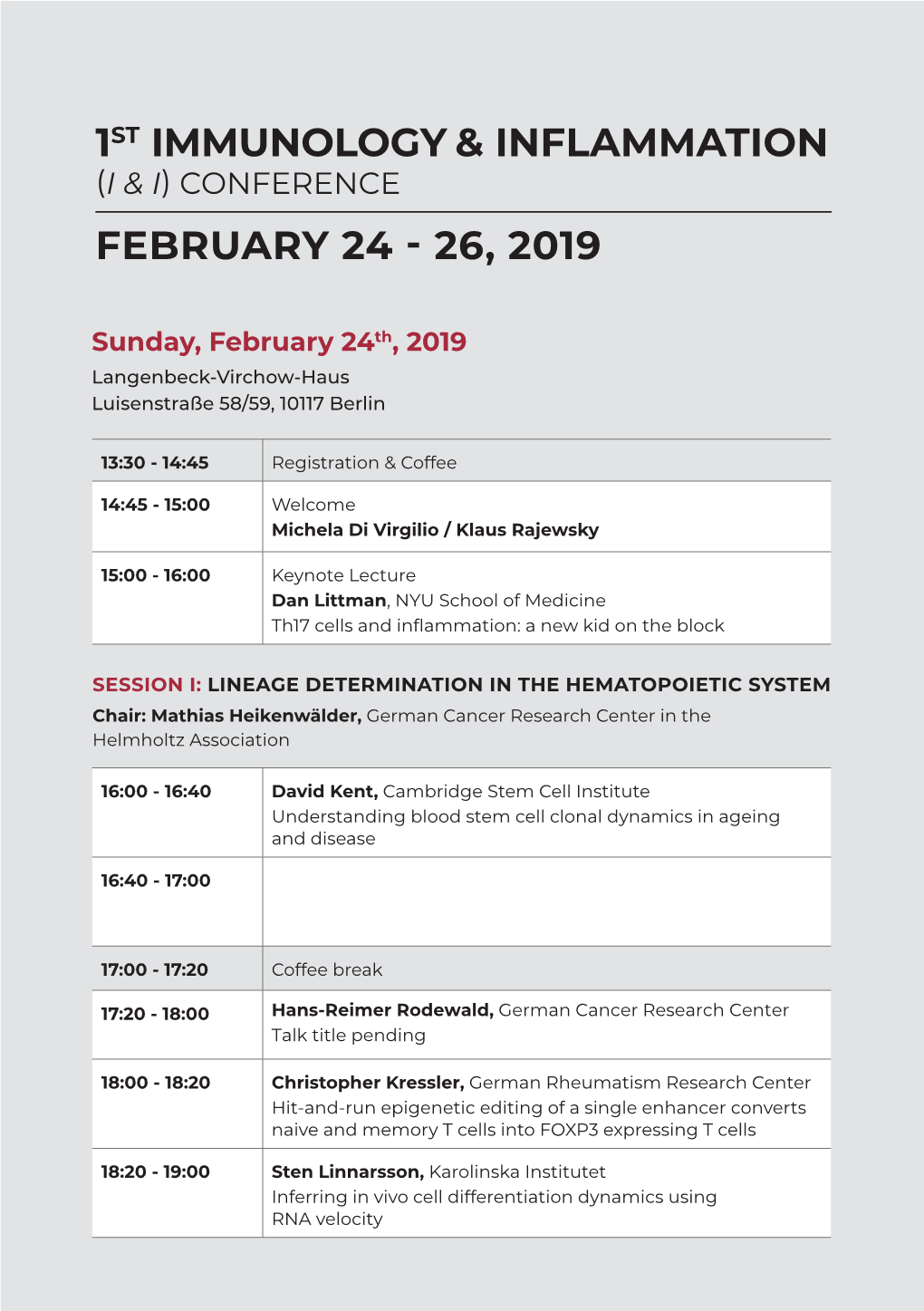 February 24 - 26, 2019 | Berlin, Germany