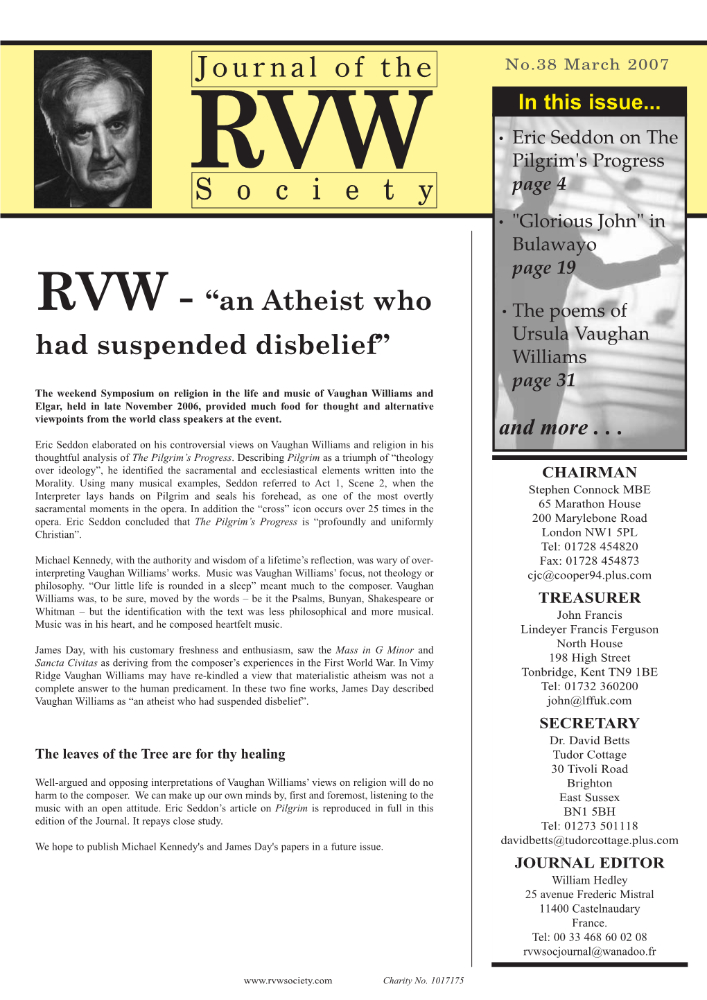 RVW March 07 Revised 19/1/07 10:44 Page 1