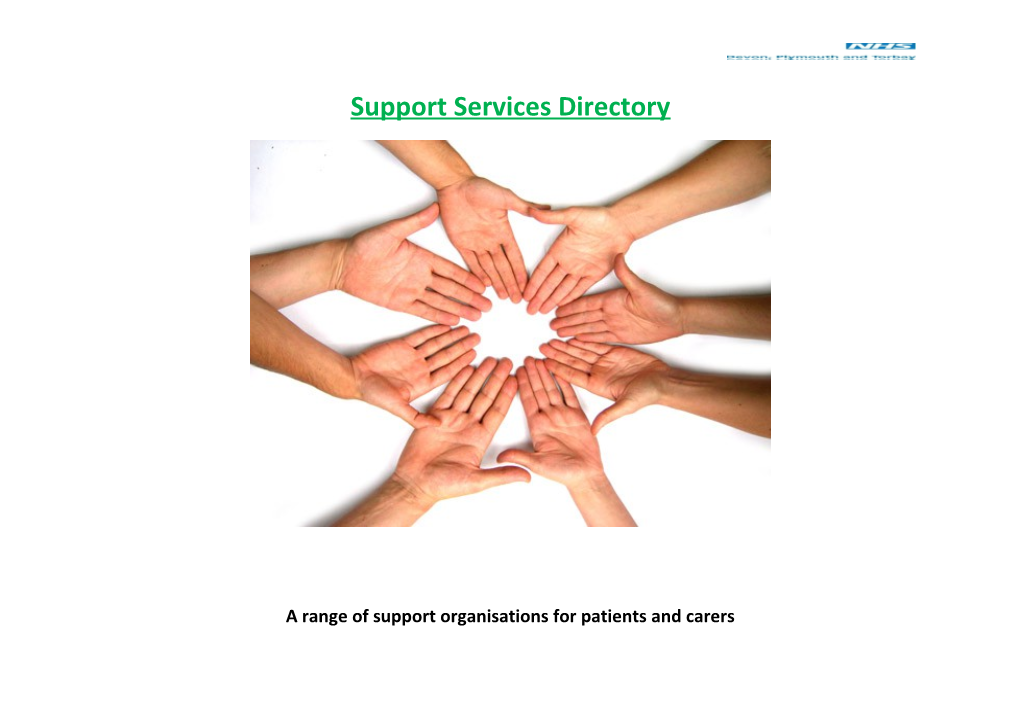 Support Services Directory