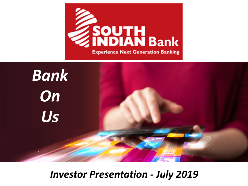 South Indian Bank Investor Presentation