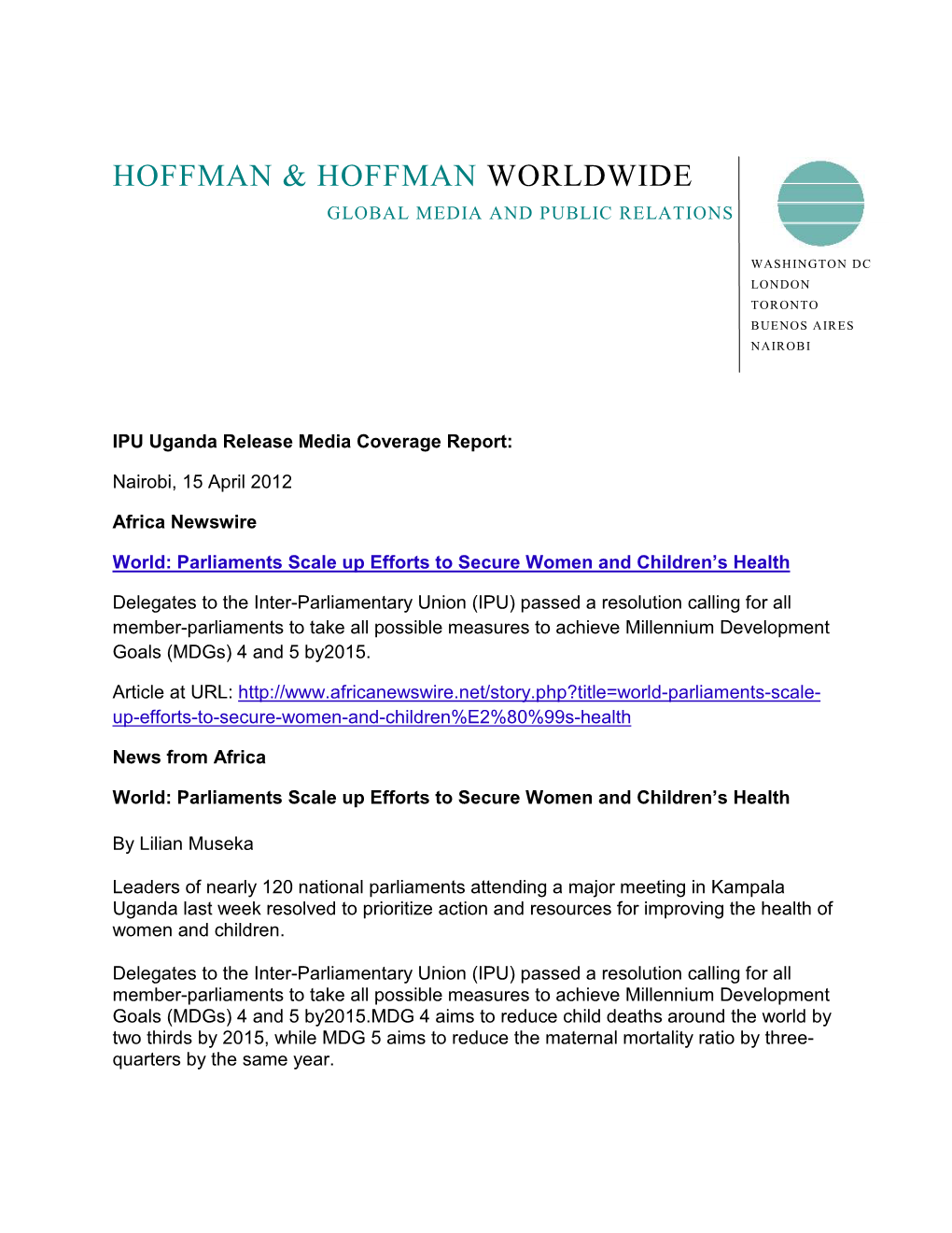 Hoffman & Hoffman Worldwide
