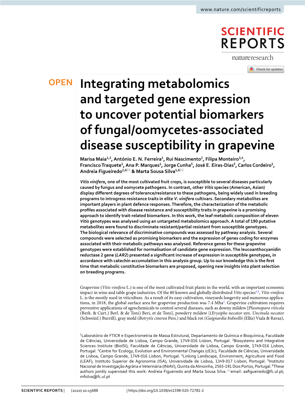 Integrating Metabolomics and Targeted Gene Expression to Uncover
