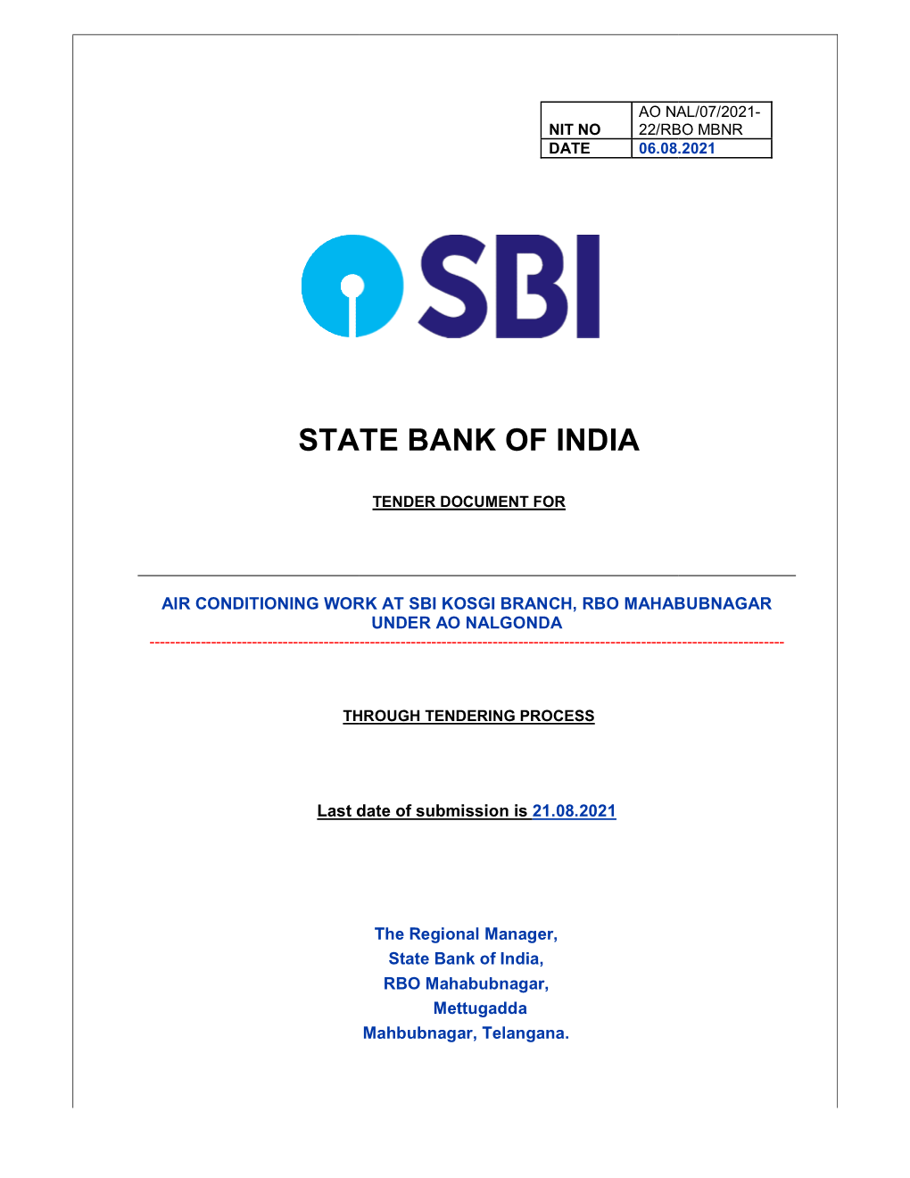 State Bank O State Bank of India