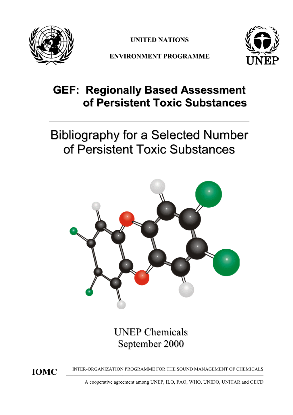 Bibliography for a Selected Number of Persistent Toxic Substances