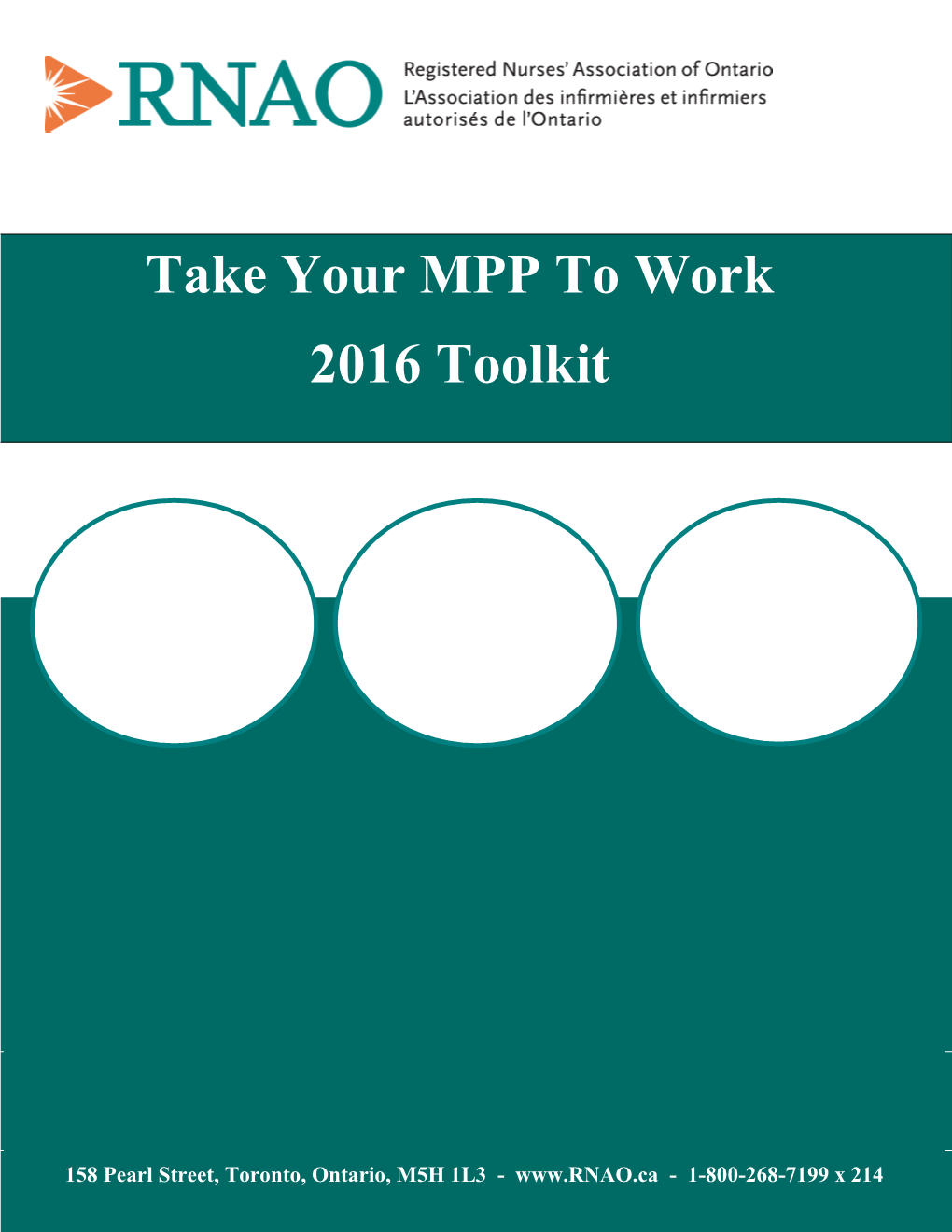 Take Your MPP to Work Toolkit 2016