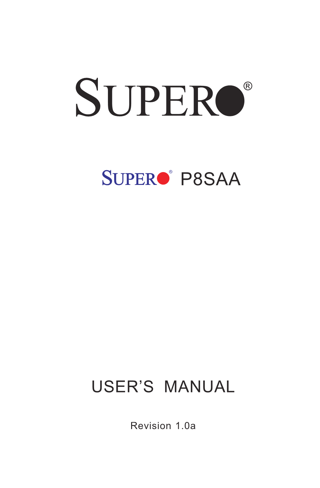 User's Manual