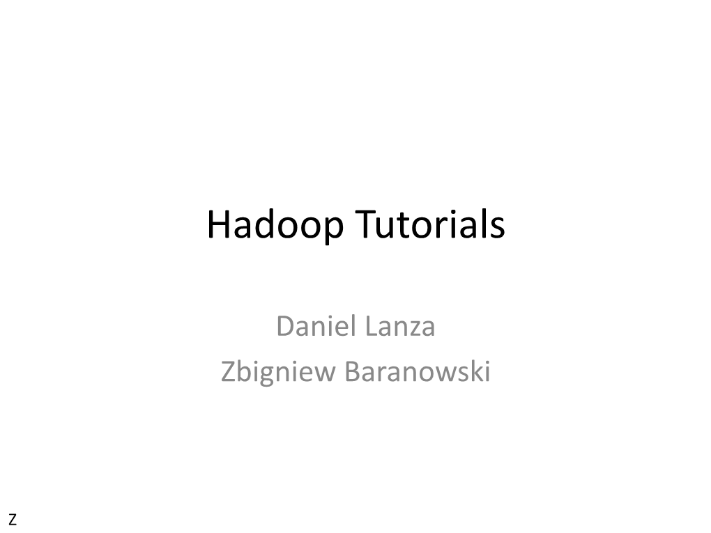 SQL on Hadoop