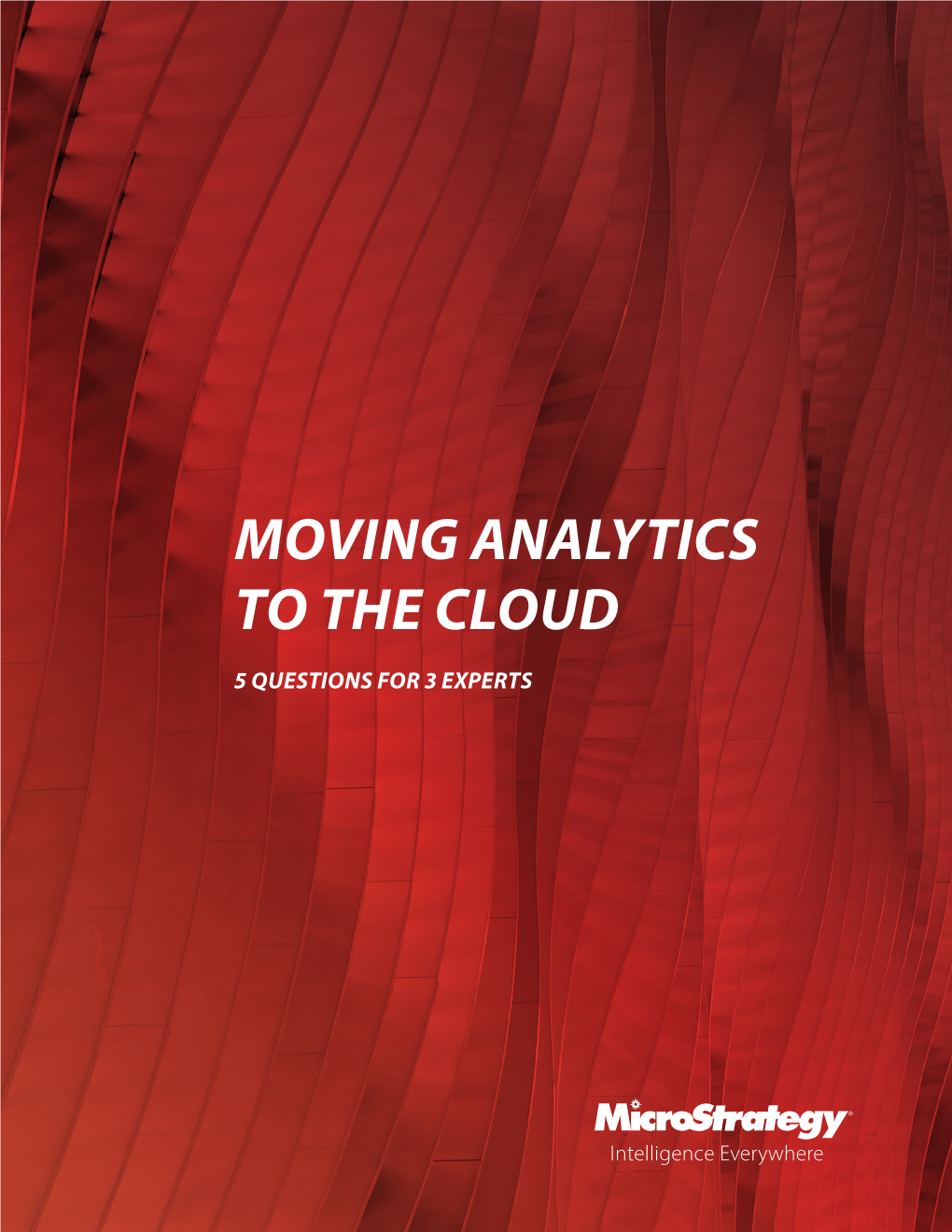 Moving Analytics to the Cloud