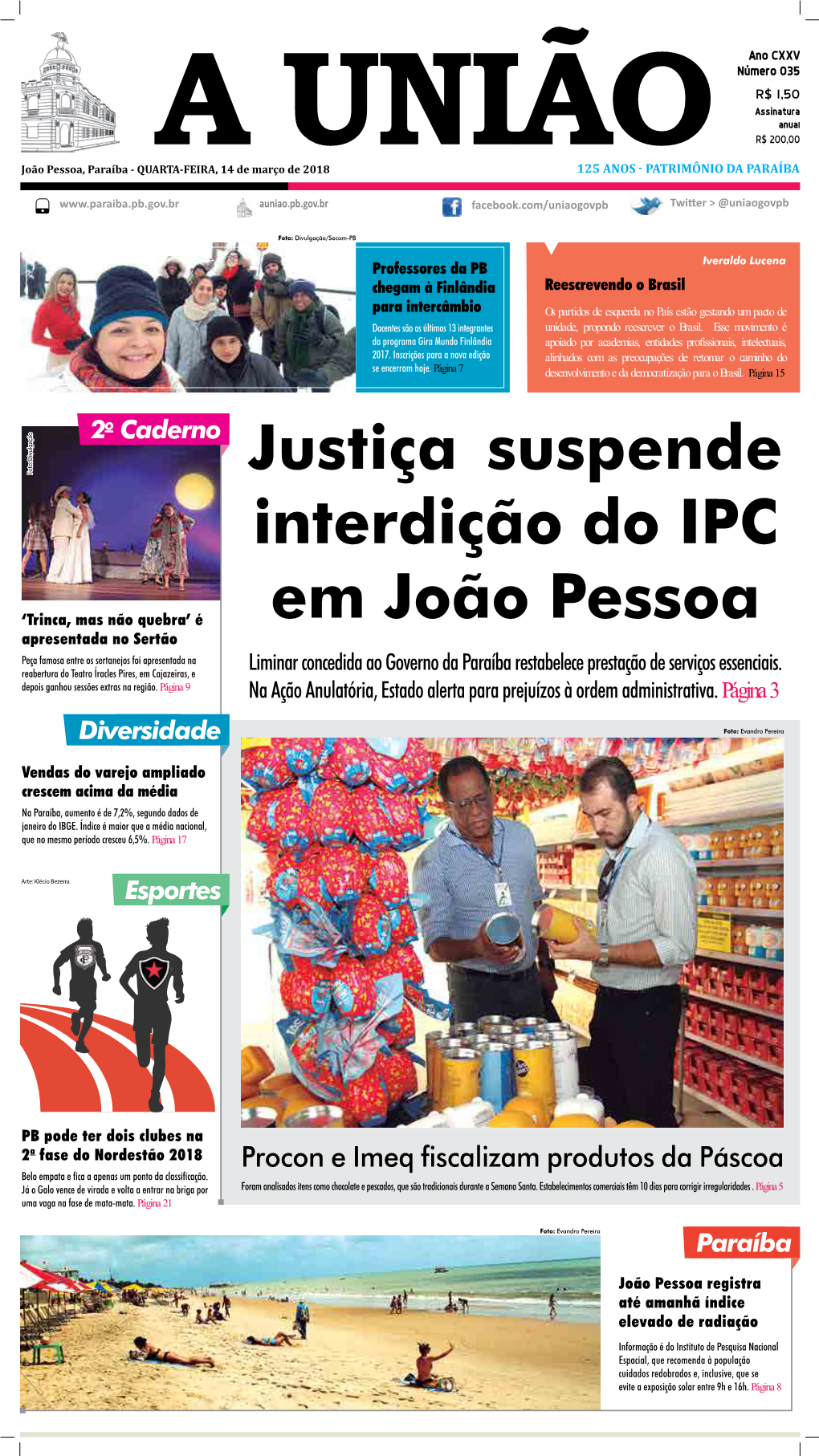 Justiça Suspende Interdição Do IPC Em João Pessoa