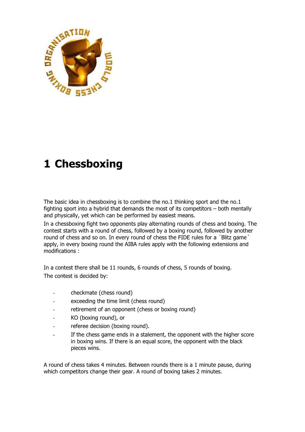 1 Chessboxing