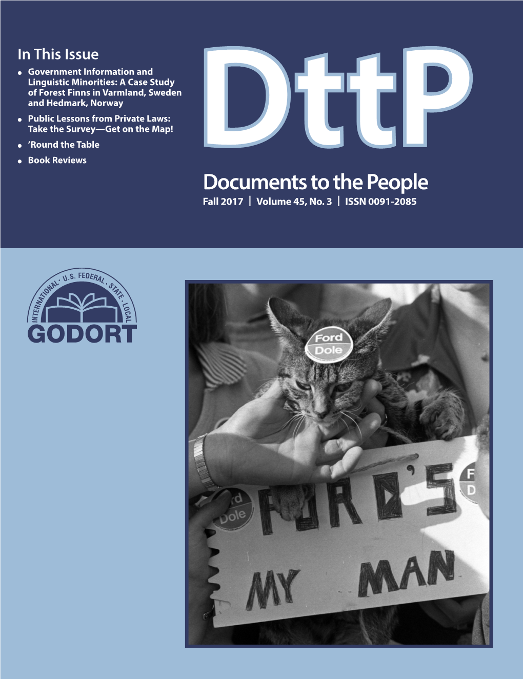 Dttp Documents to the People Fall 2017 | Volume 45, No