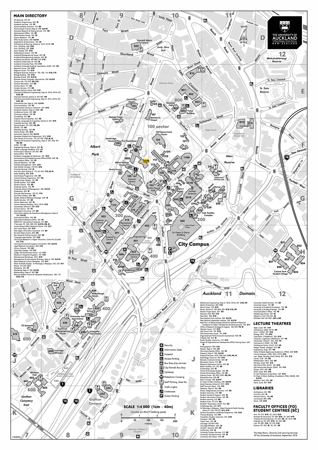 Main Directory Lecture Theatres Libraries Faculty