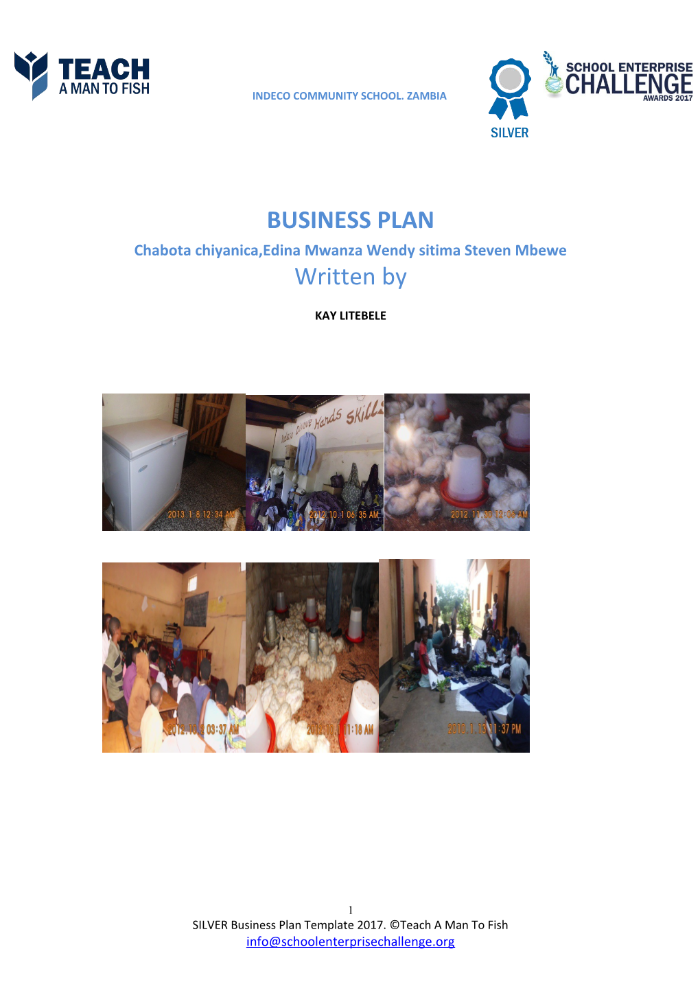 School Enterprise Challenge Business Idea Template s6