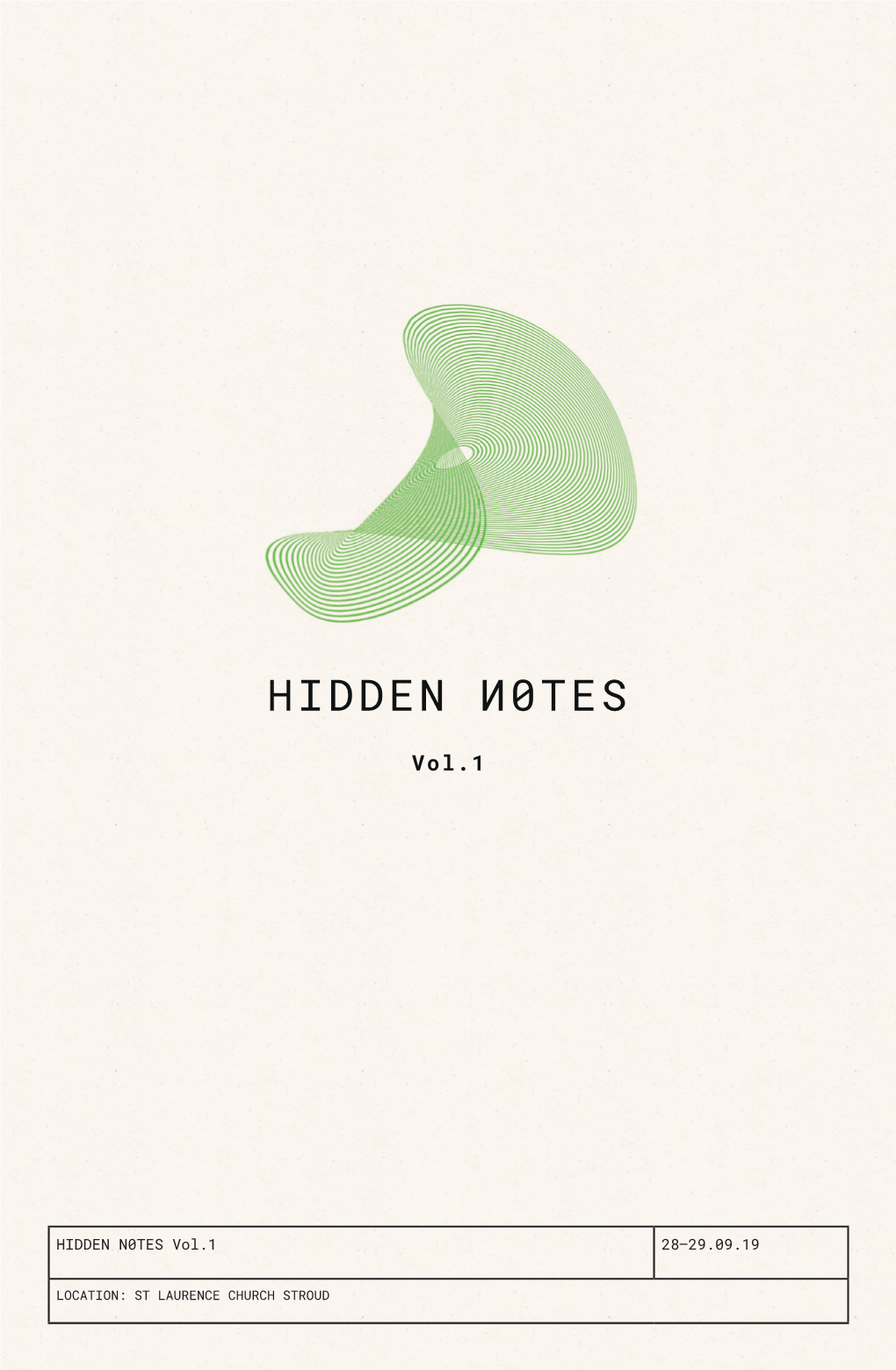 Download Hidden Notes Vol.1 Programme