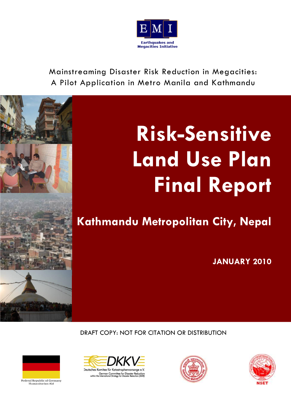 Risk-Sensitive Land Use Plan Final Report