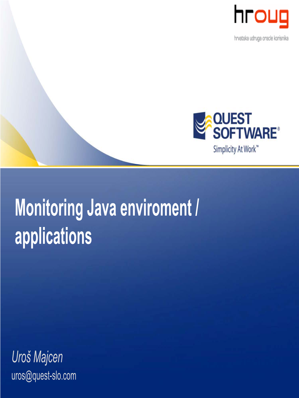 J2EE Application Performance Management