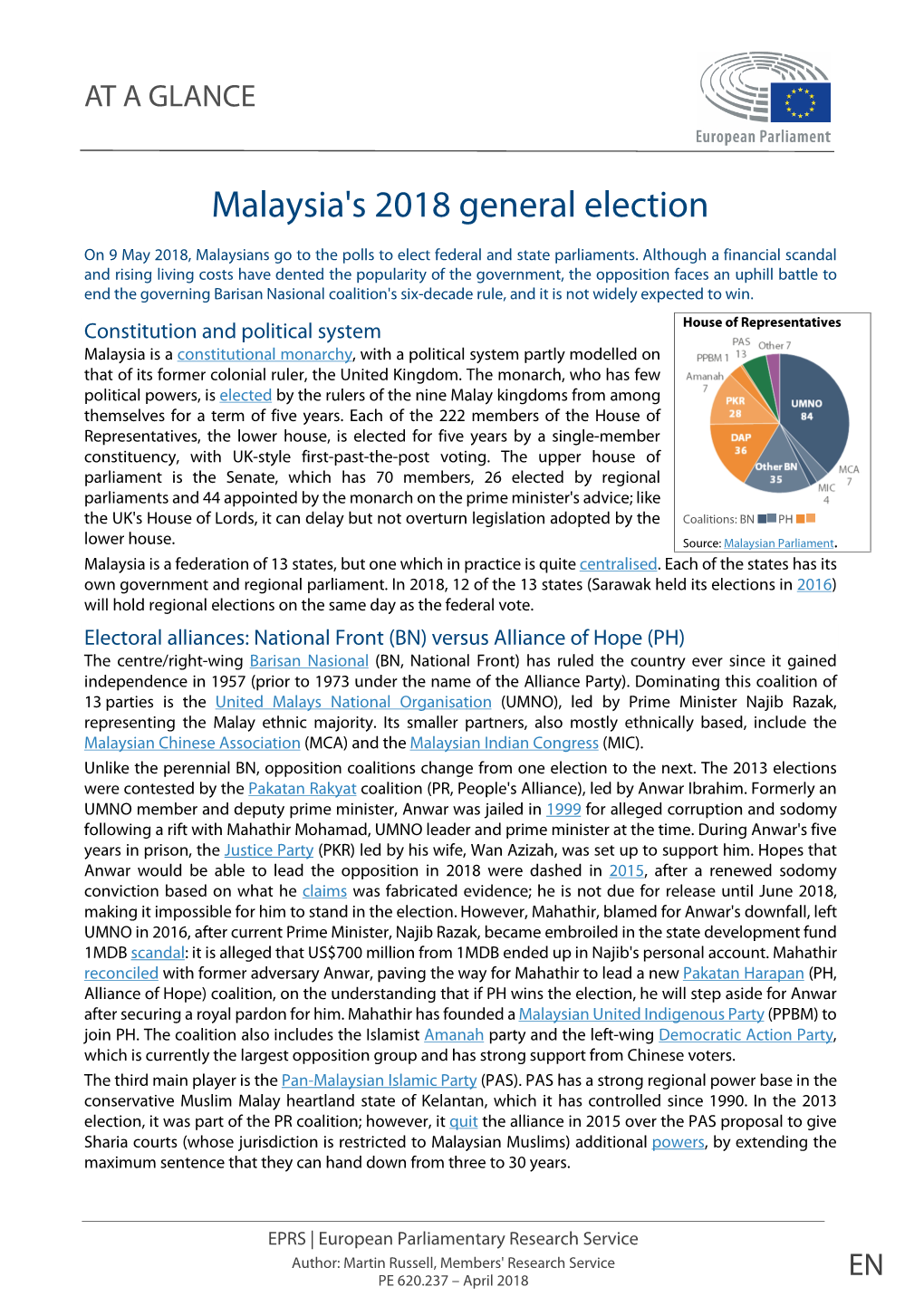 Malaysia's 2018 General Election