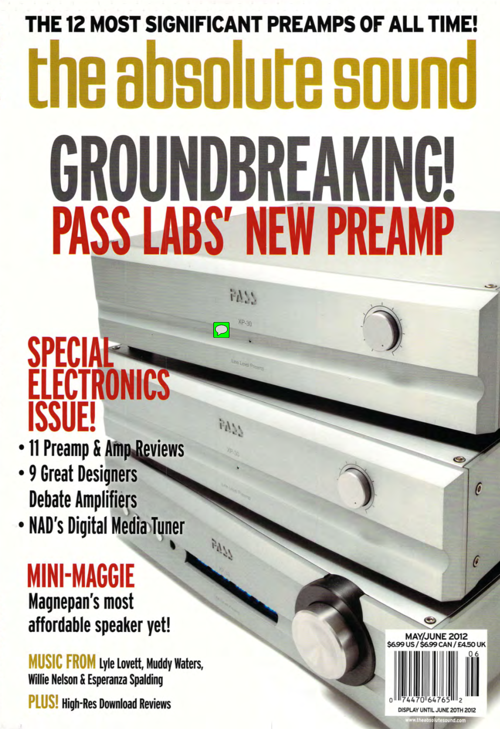 Pass Labs' New Preamp