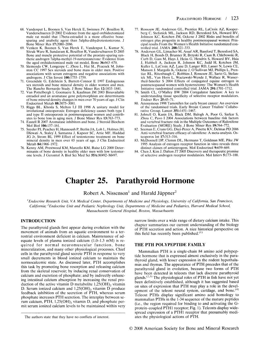 Chapter 25. Parathyroid Hormone