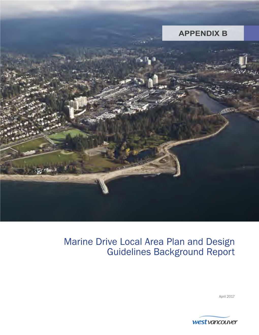 Marine Drive Local Area Plan and Design Guidelines Background Report