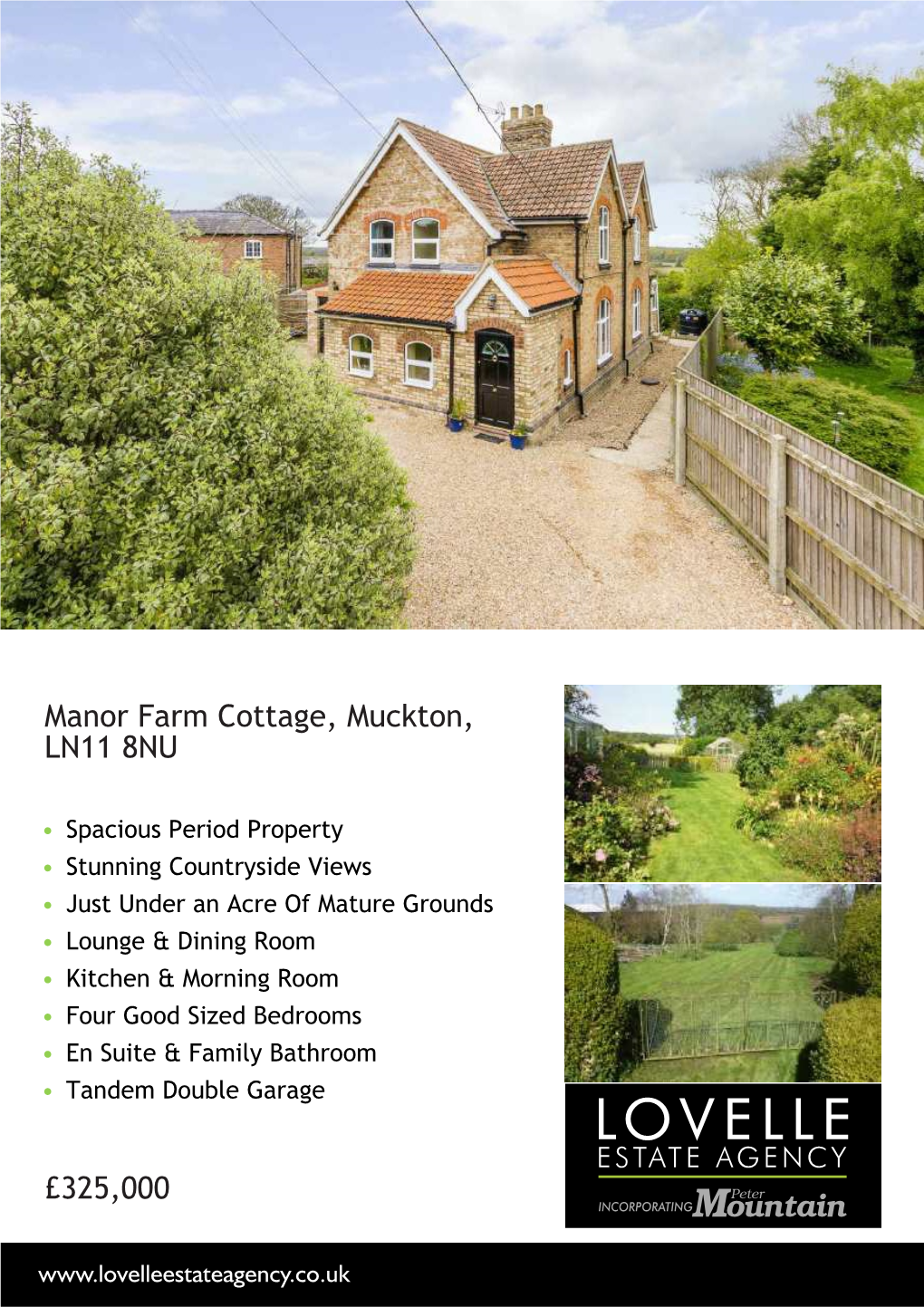 Manor Farm Cottage, Muckton, LN11 8NU £325,000