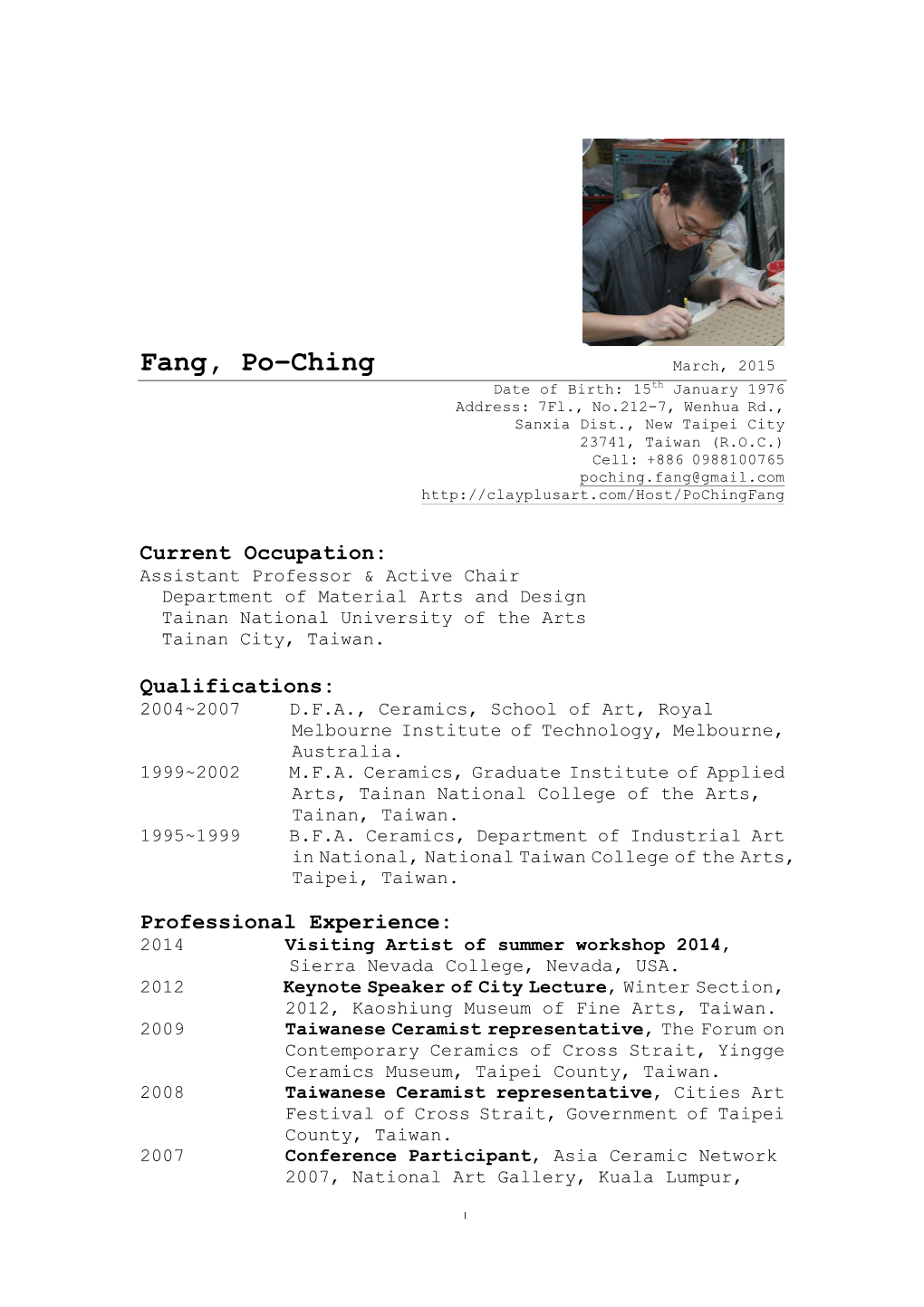 Fang, Po–Ching