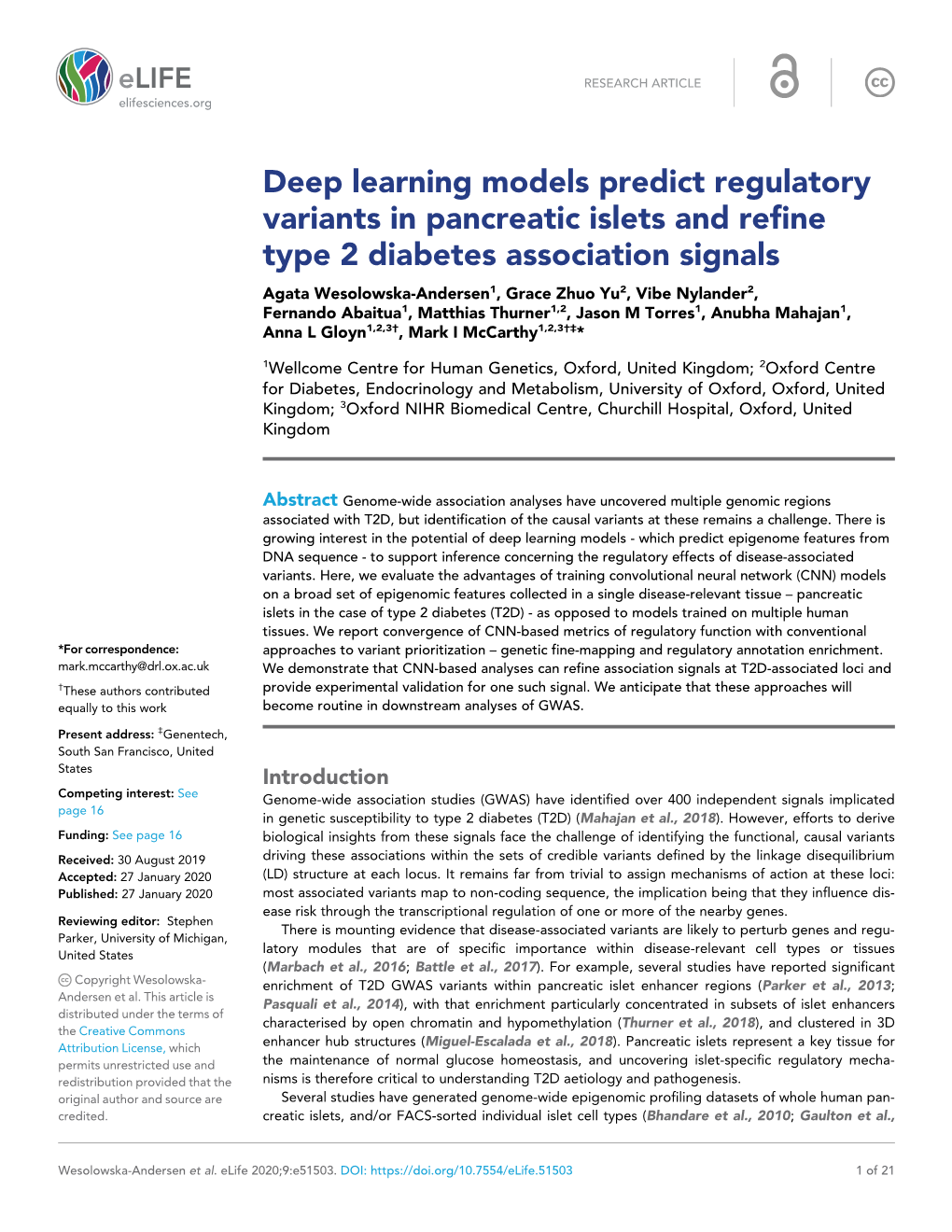 Deep Learning Models Predict Regulatory Variants in Pancreatic