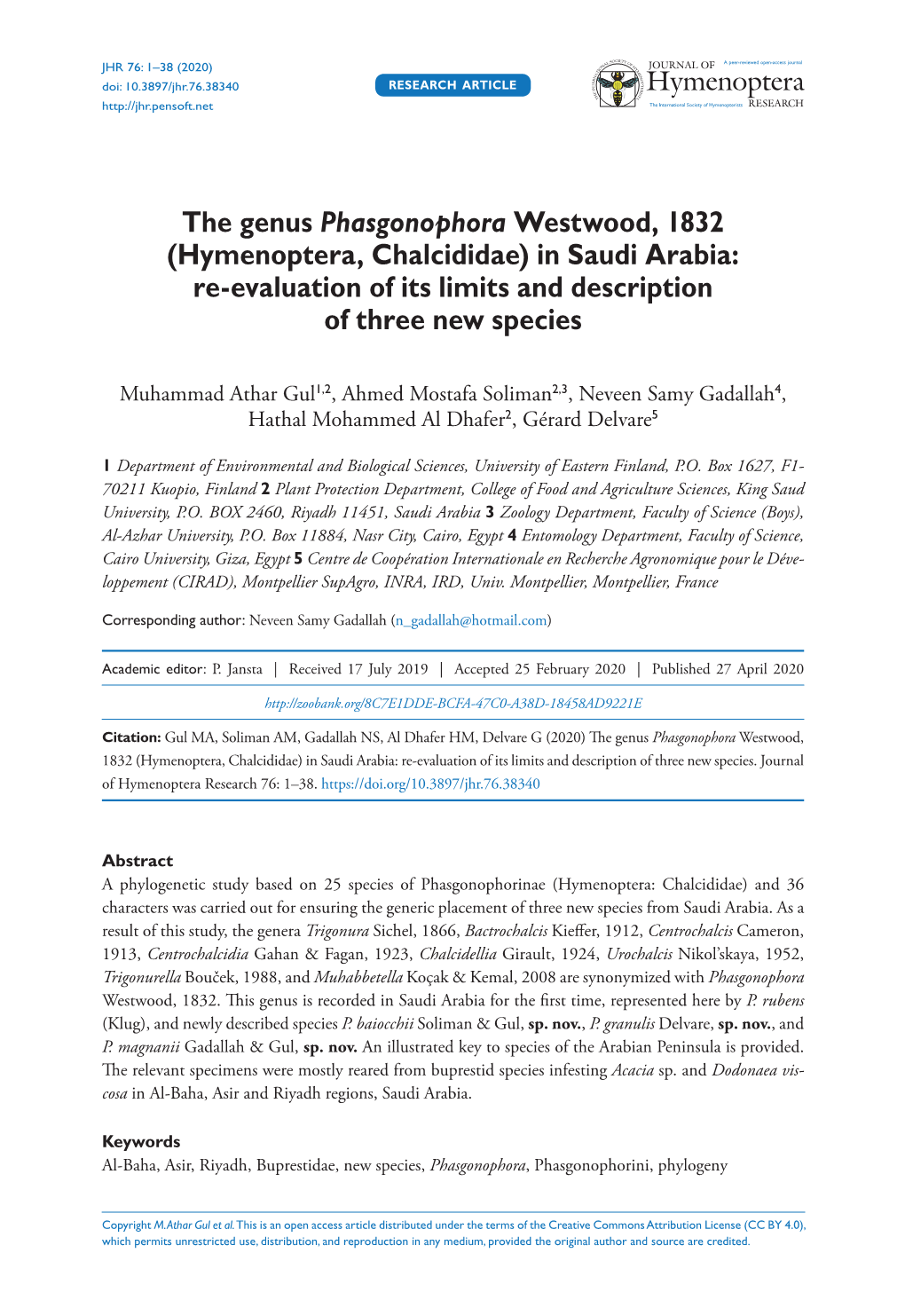 Gul Et Al 2020 Phasgonophora.Pdf