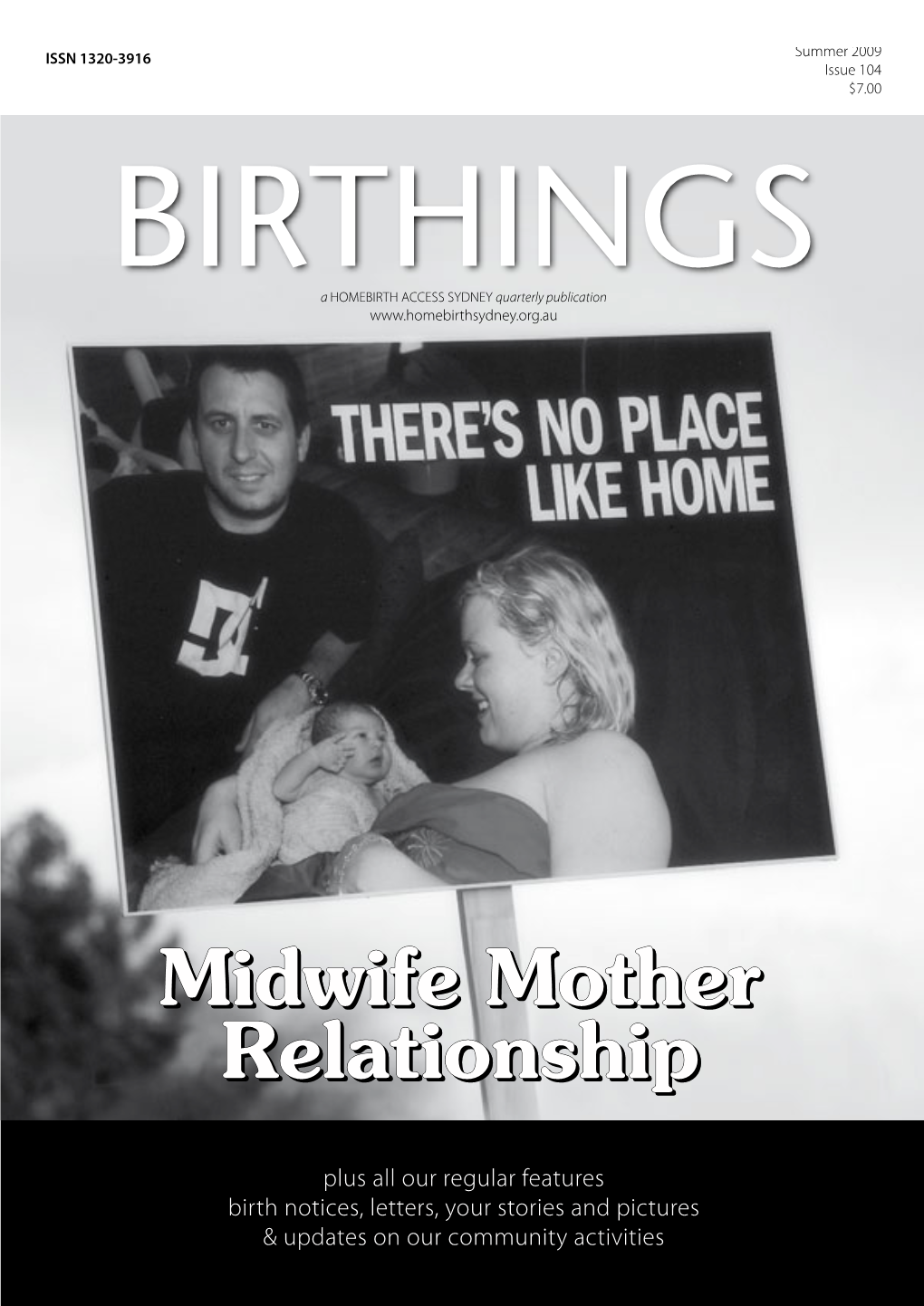 BIRTHINGS a HOMEBIRTH ACCESS SYDNEY Quarterly Publication