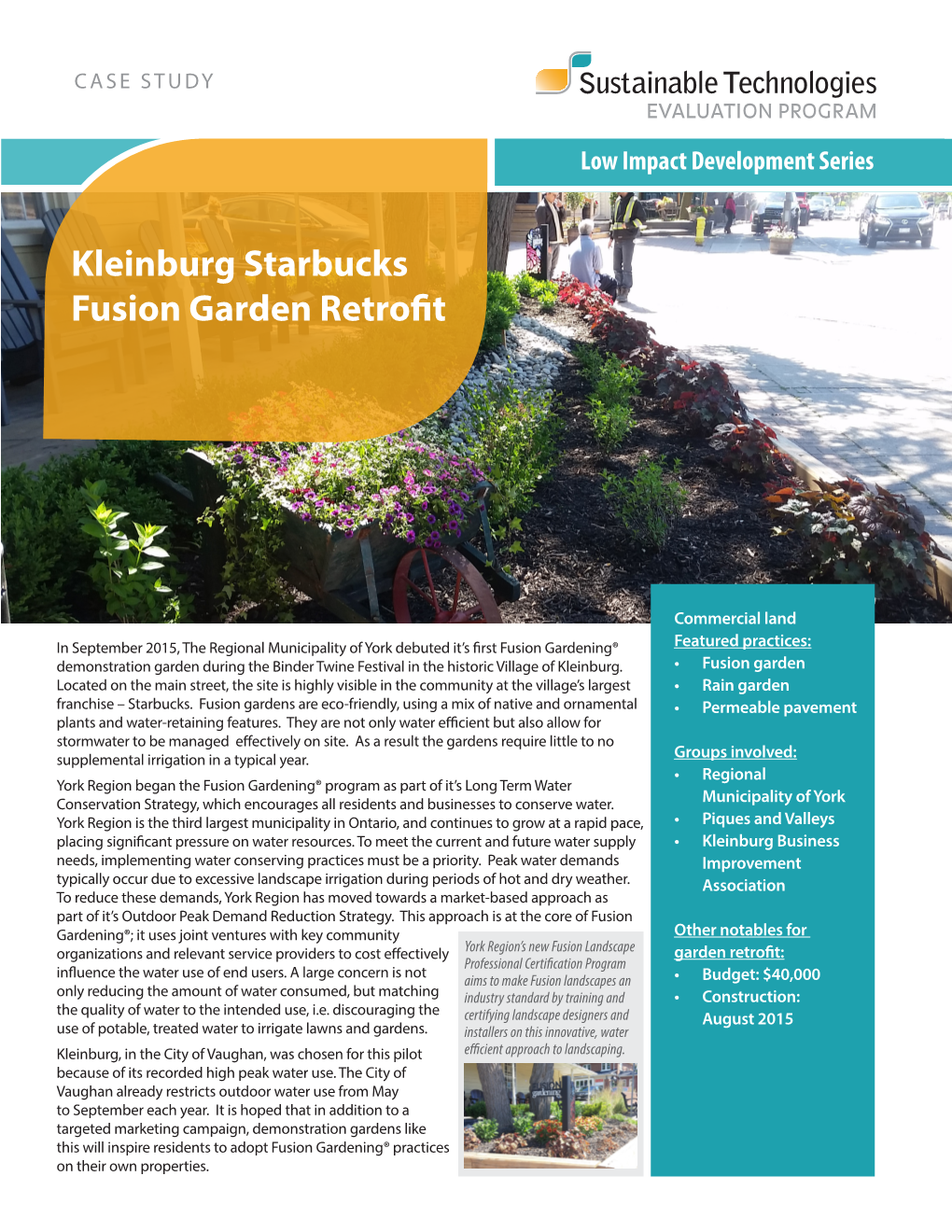 Kleinburg Starbucks Fusion Garden Retrofit