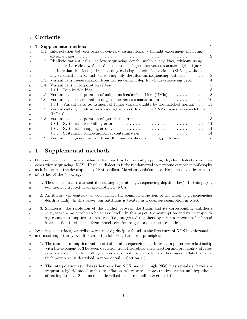 Contents 1 Supplemental Methods