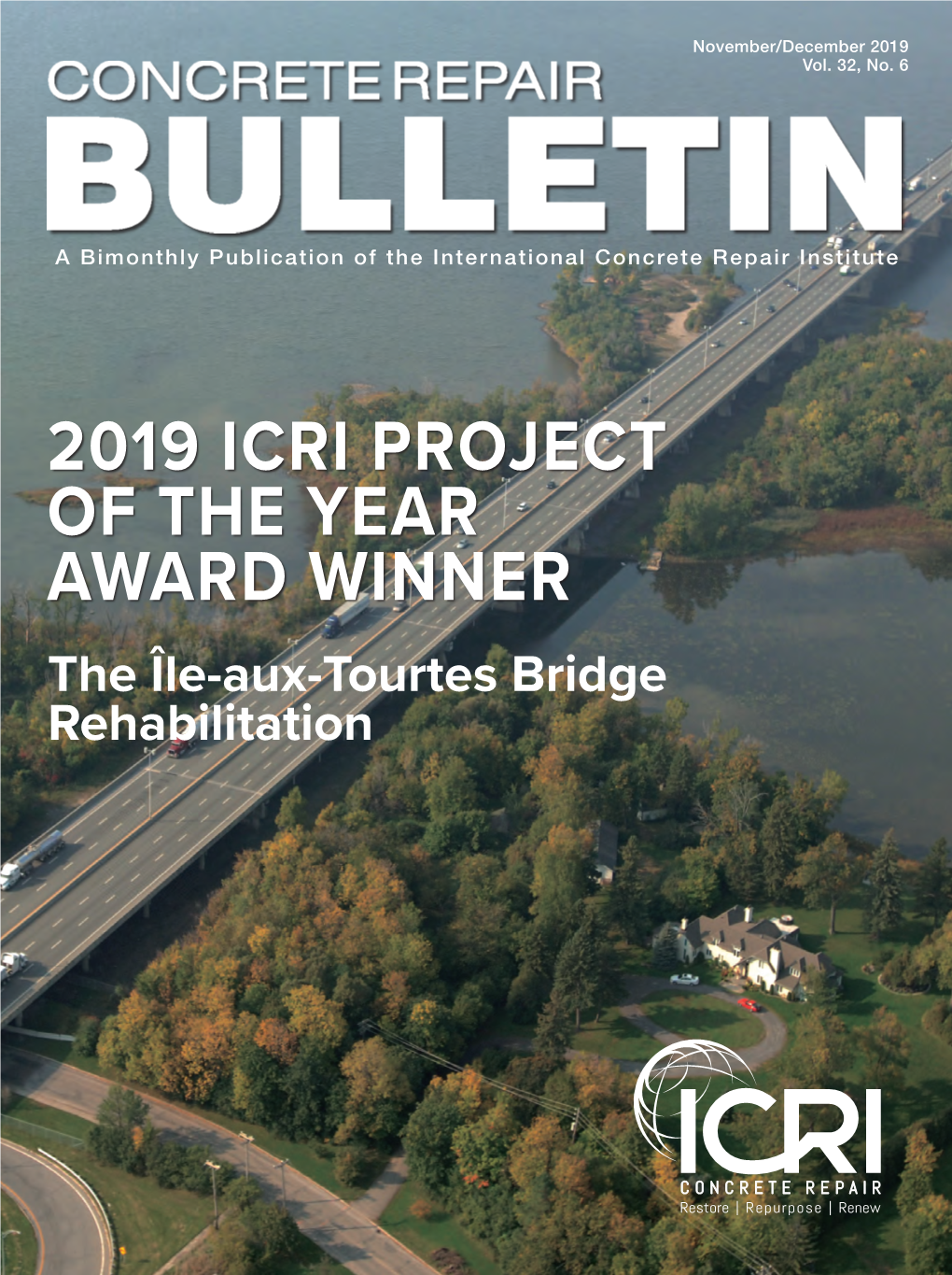 November/December 2019 2019 ICRI Project Awards