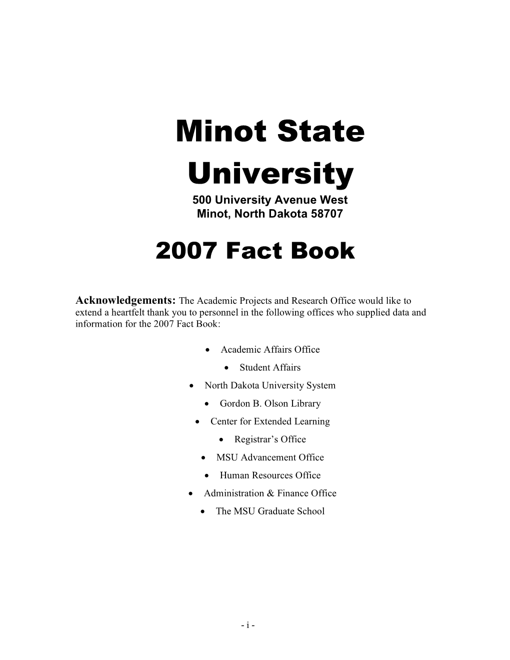 2007 Fact Book