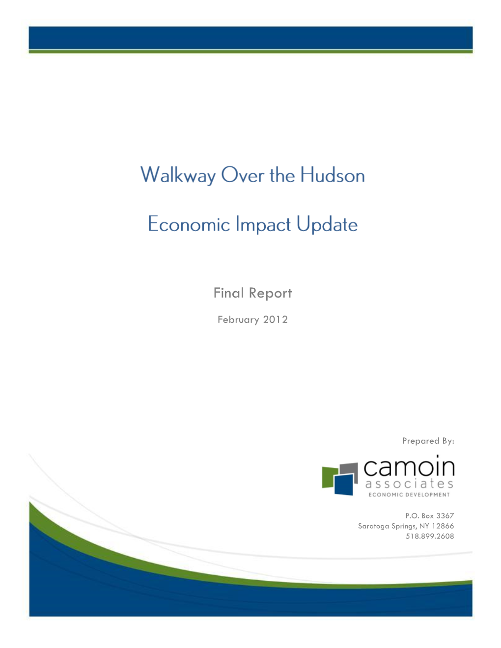 Walkway Over the Hudson Economic Impact Study