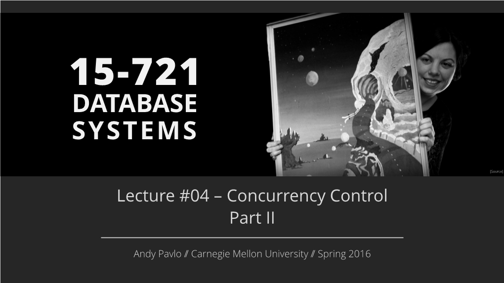 Concurrency Control (Part