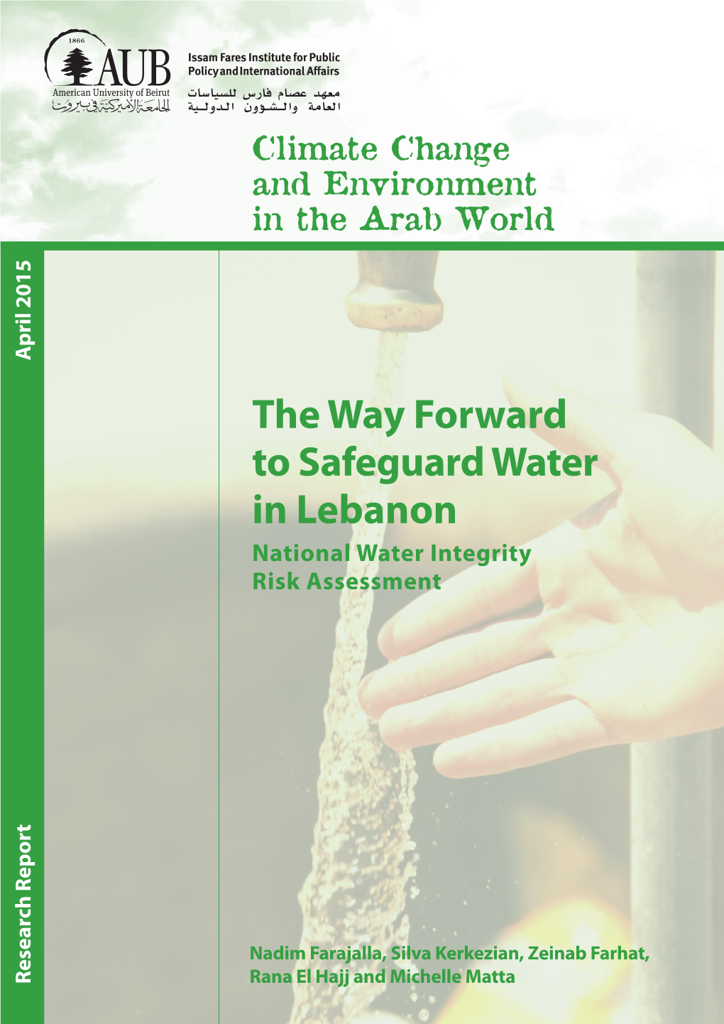 The Way Forward to Safeguard Water in Lebanon National Water Integrity