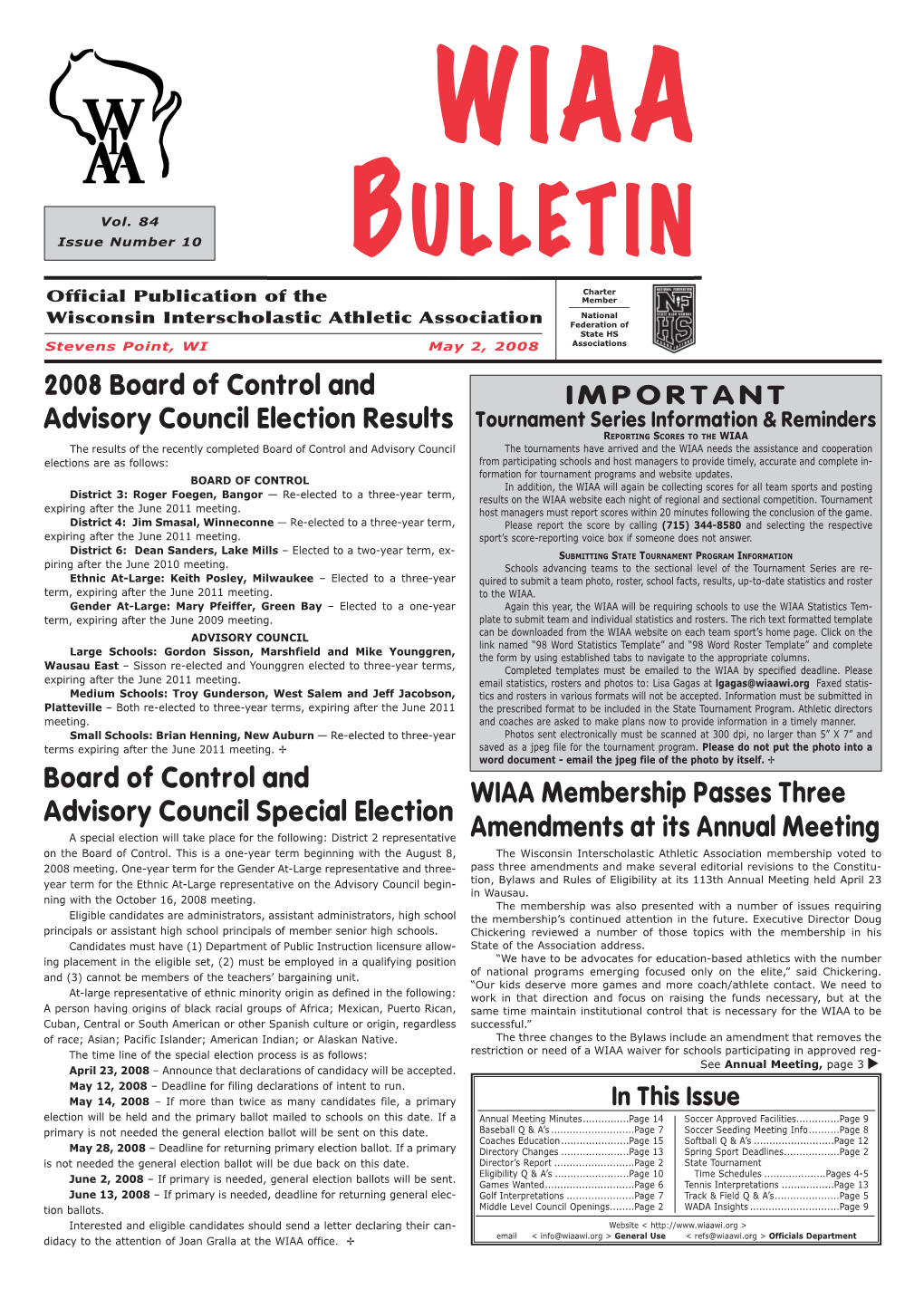 Bulletin Layout