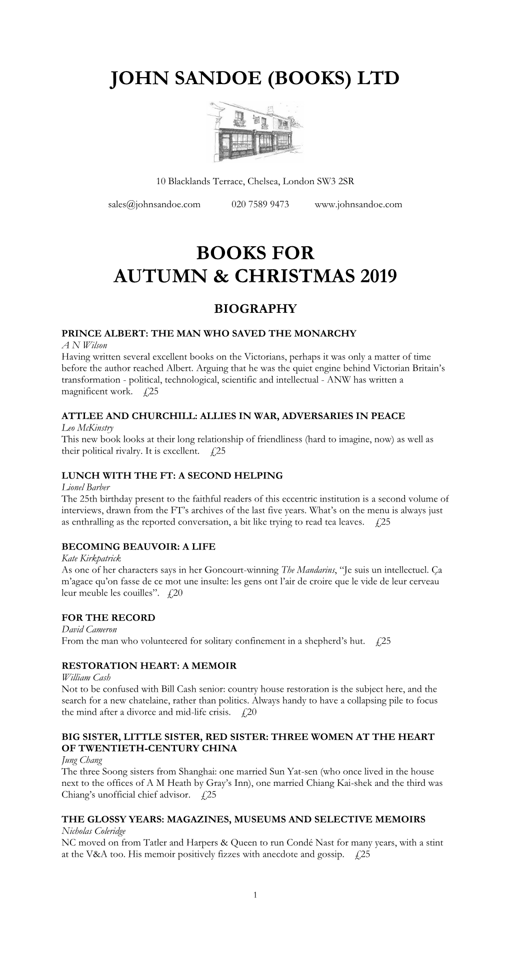 Ltd Books for Autumn & Christmas