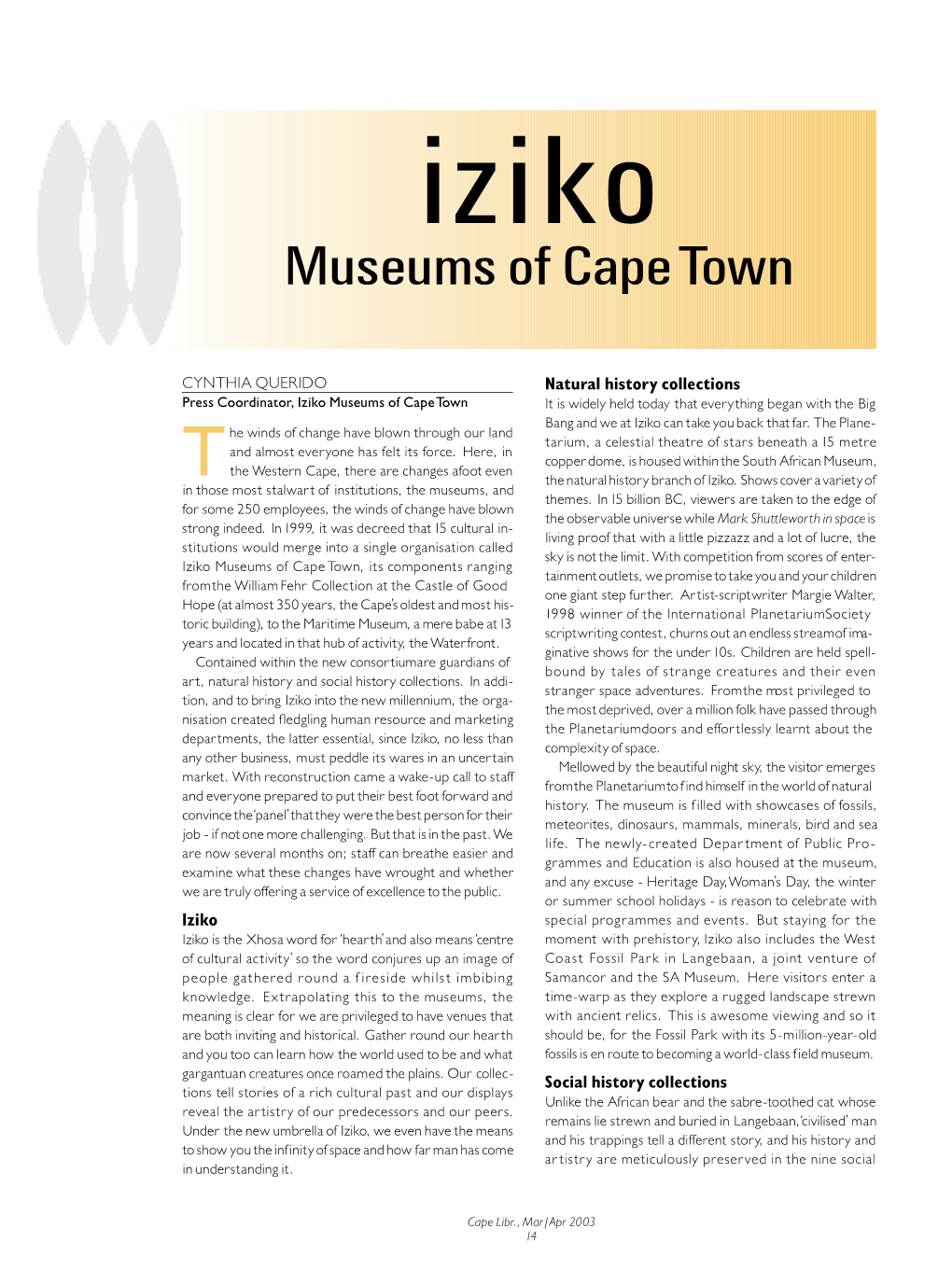 Museums of Cape Town