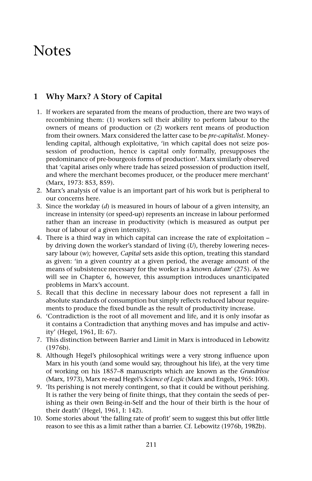 1 Why Marx? a Story of Capital