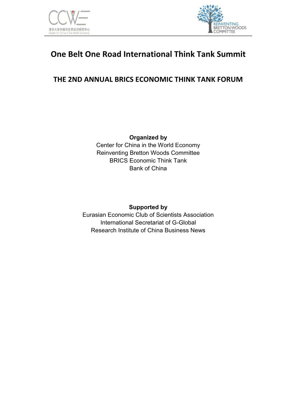 Forum Agenda (Subject to Updating)