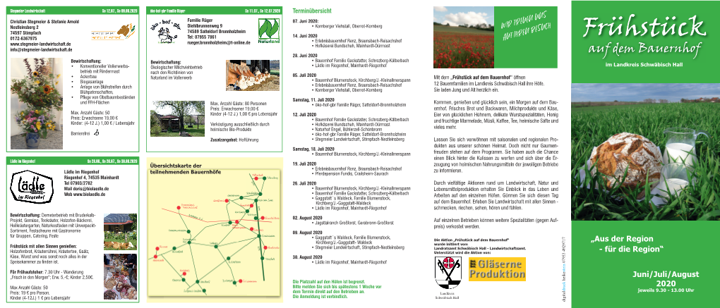 Frühstück Info@Stegmeier-Landwirtschaft.De 28