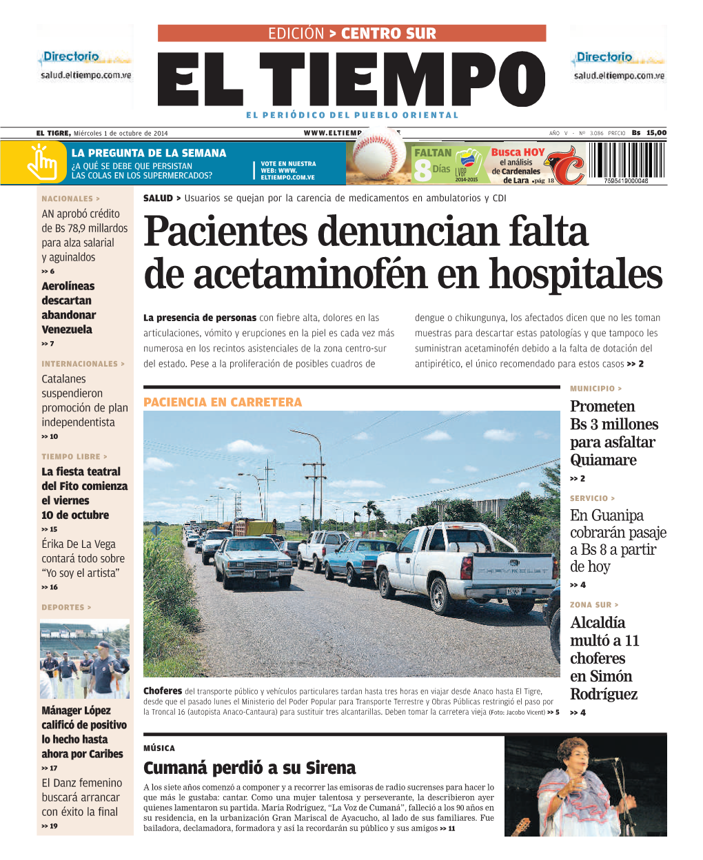 Pacientes Denuncian Falta De Acetaminofén En Hospitales