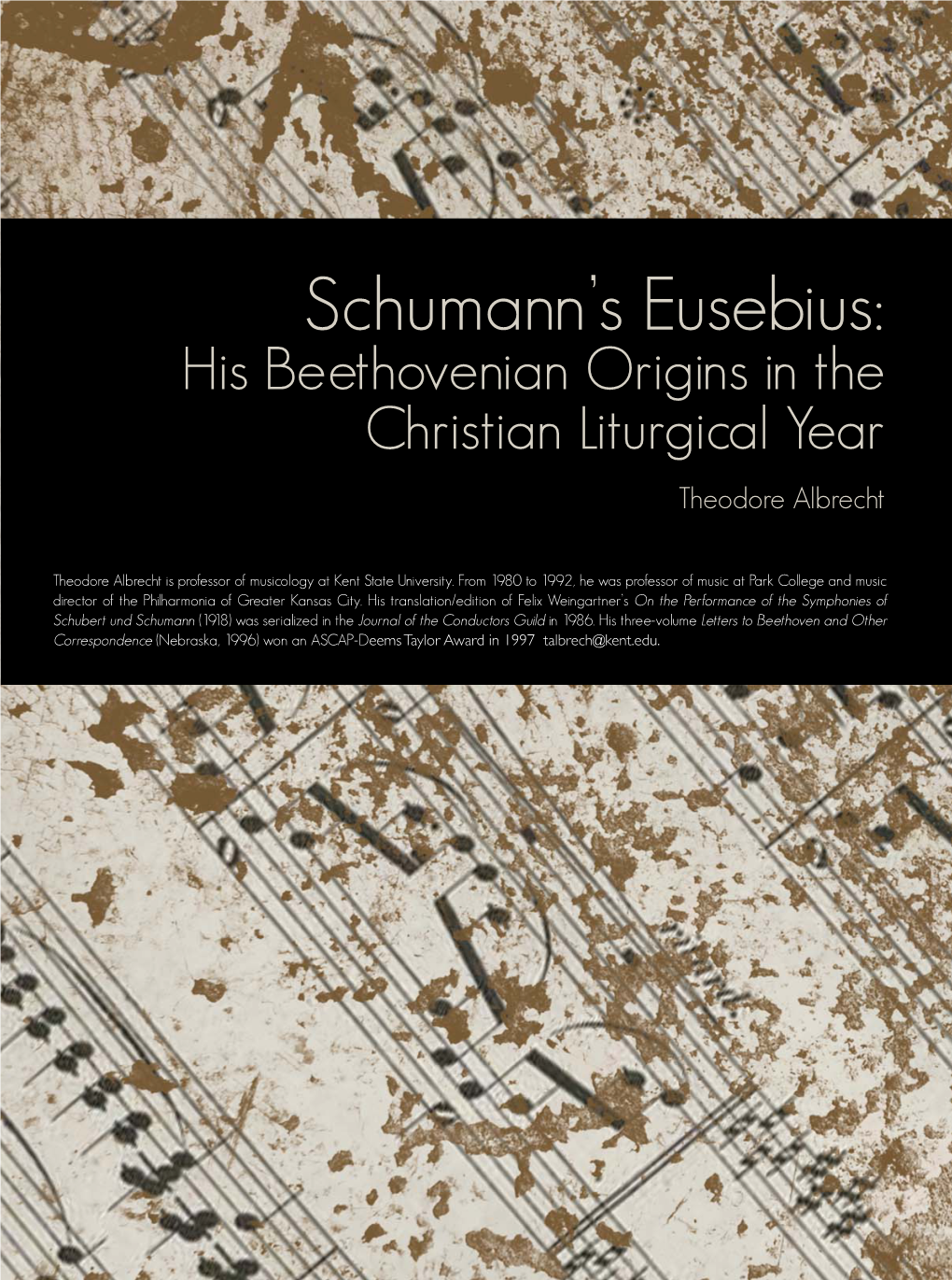 Schumann's Eusebius: His Beethoven Origins in The