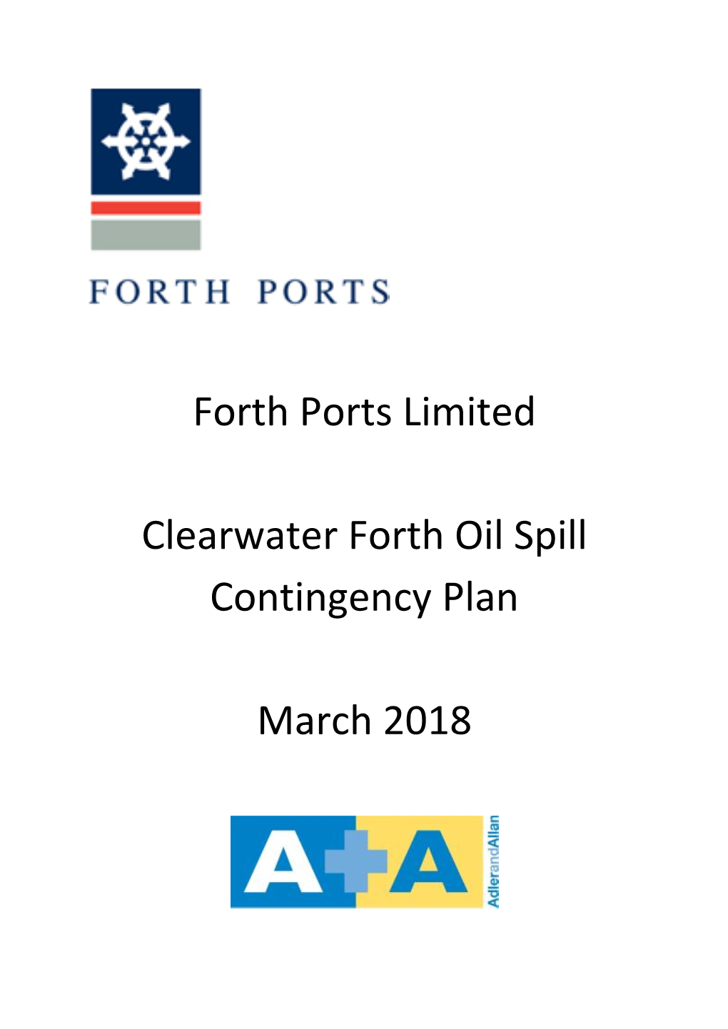 Forth Ports Limited Clearwater Forth Oil Spill Contingency Plan March