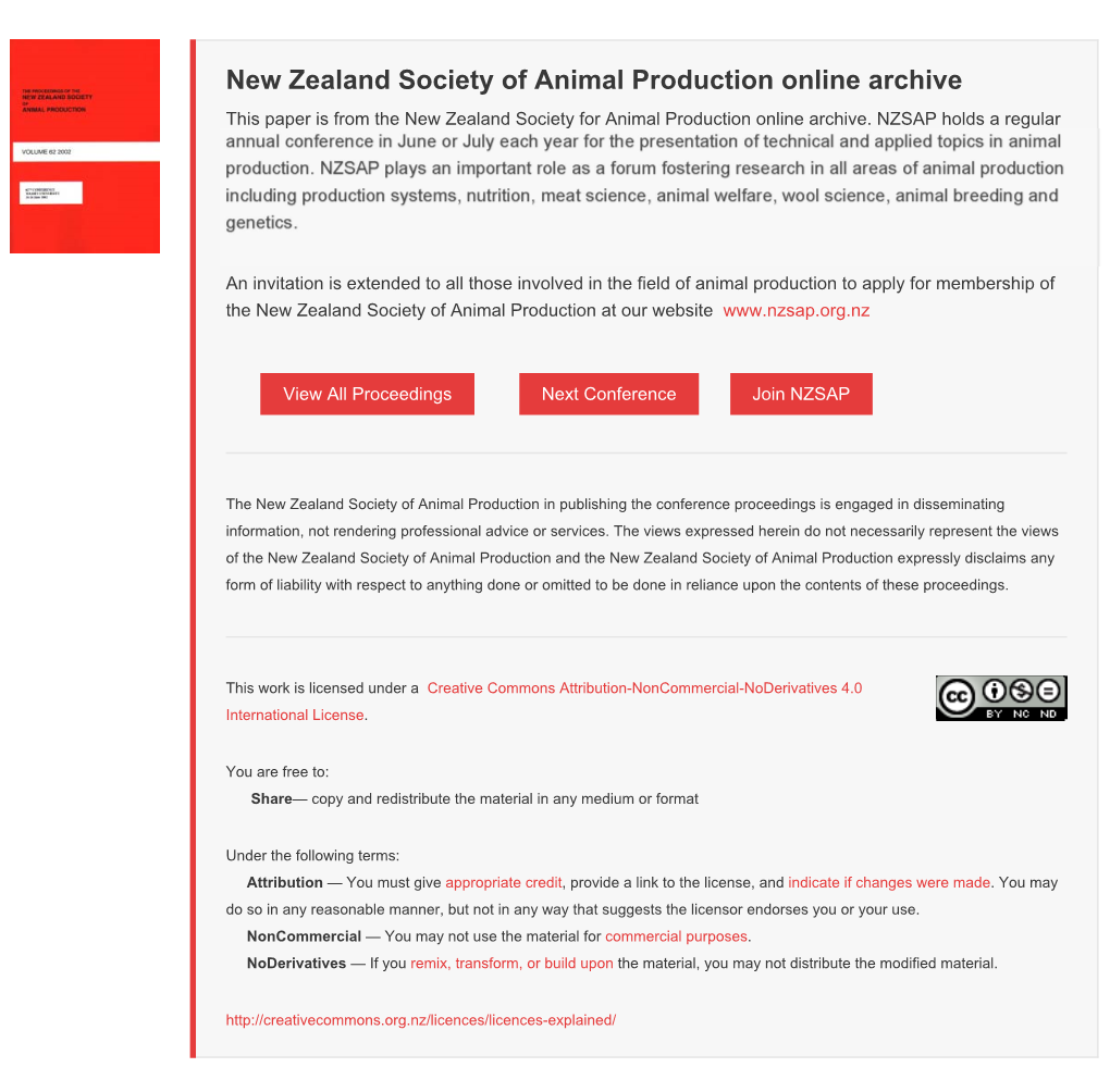 1982 Barton: New Zealand Export Carcass Grades of Lamb, Mutton And