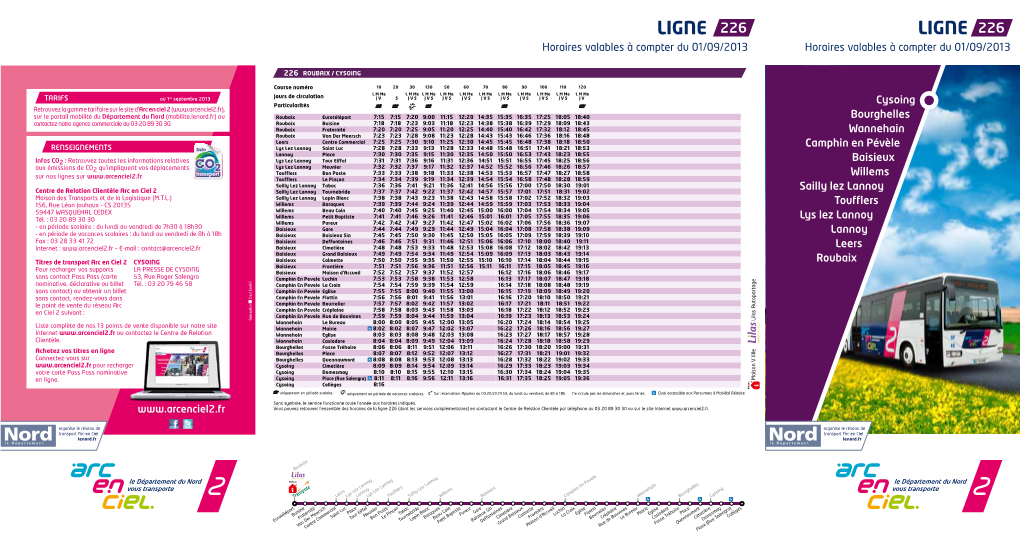 Ligne Ligne Horaires Valables À Compter Du 01/09/2013 Horaires Valables À Compter Du 01/09/2013